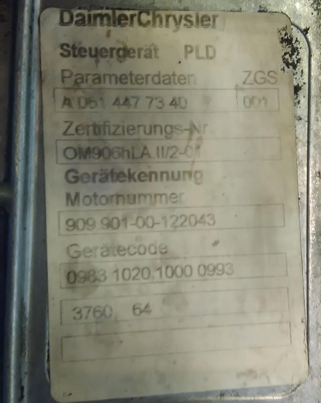 PLD Motorsteuergerät Reparatur Service